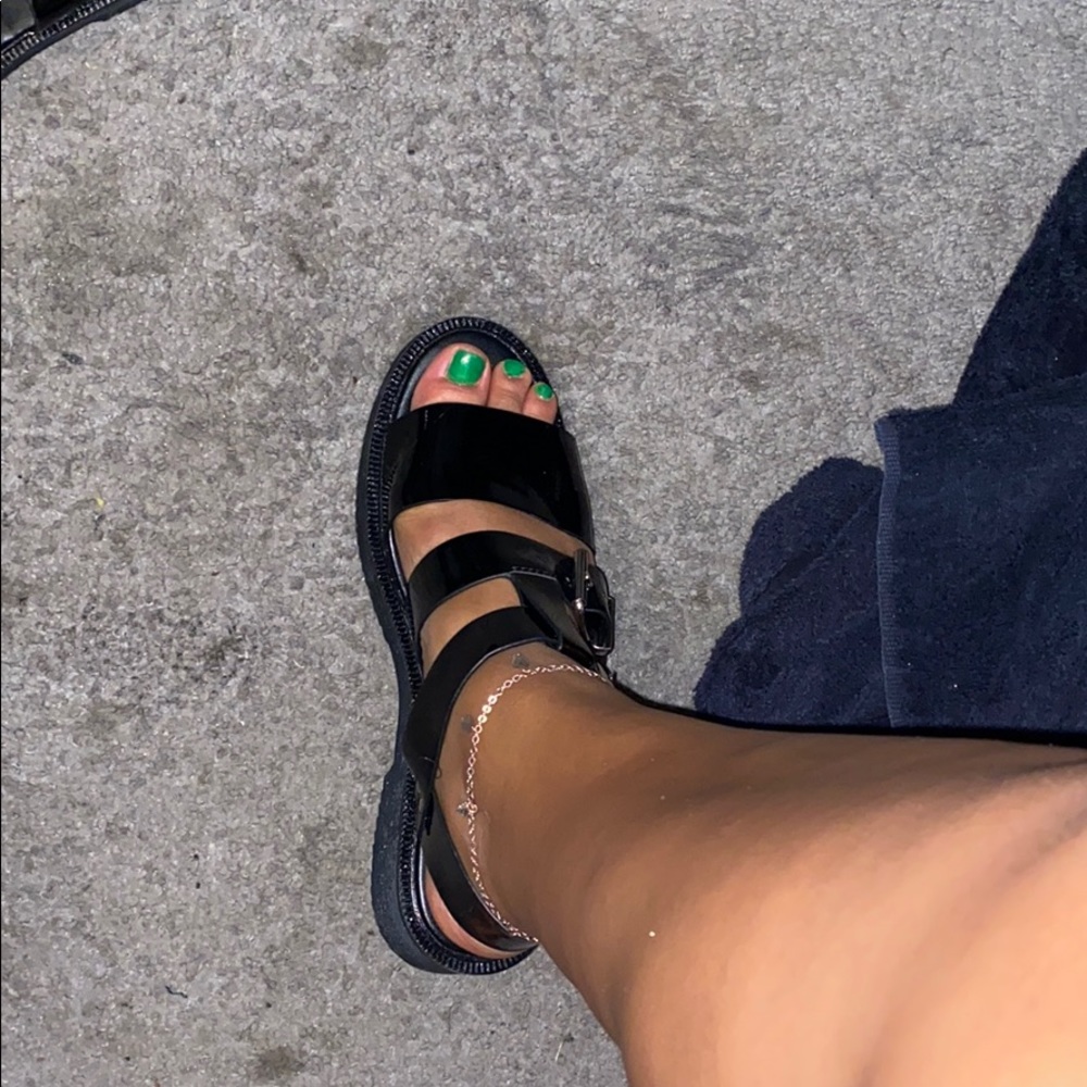 Black bucks sandals